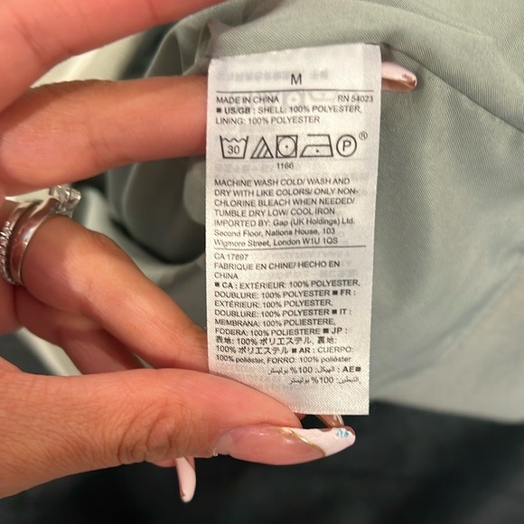 🔥GAP Bomber Jacket Sage Green Jacket🔥 - Picture 2 of 6